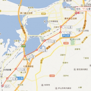 庐山站至九江站公交车（901路）今天开通（2015年1月15日）