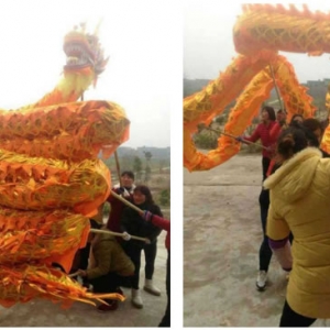 舞龙擂鼓迎新春