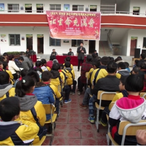 沙河街镇中心小学举办大型感恩励志报告会
