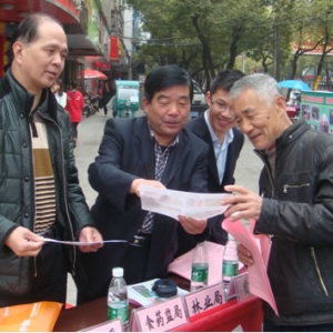九江县林业局“综治宣传月”活动有声有色