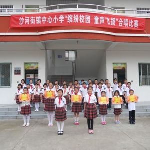 沙河街镇小学成功举办“缤纷校园，童声飞扬”合唱比赛
