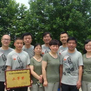 九江县林业局获全县2015年春季登庐山比赛二等奖