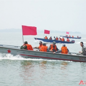 民兵舟艇中队应急救援训练举行