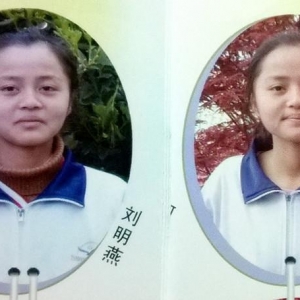 县二中双胞胎姊妹同分数位列全县第59名