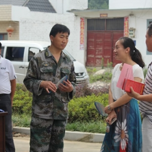 县人武部来新塘乡开展国防教育暨征兵宣传