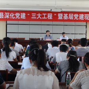 县深化党建“三大工程”暨基层党建现场会在城门乡召开