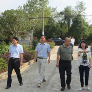 省督导组到九江县督导农村生活垃圾治理工作