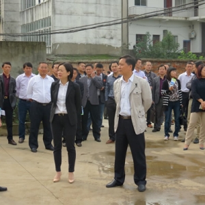 全县农村生活垃圾治理现场推进工作会议召开