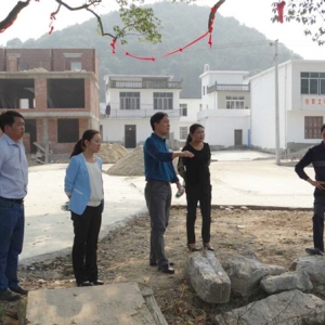 吴仁江到新塘乡前进村指导新农村建设工作