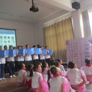 沙河开发区小学开展国学经典诵读比赛活动