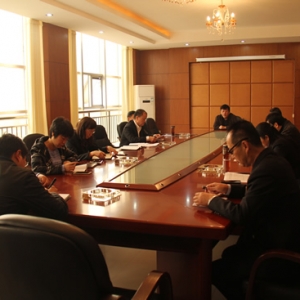 九江县法院召开部门负责人会议