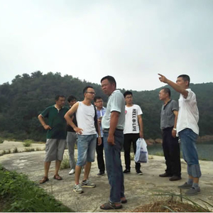 县水利局到狮子镇实地考察水利灌溉工程