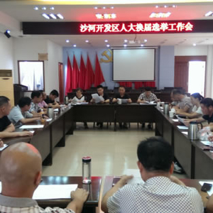 沙河开发区召开人大换届选举工作会