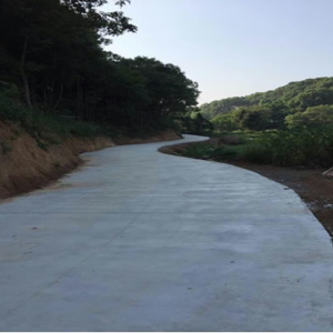 沙河开发区毛桥村便民道路硬化即将完成