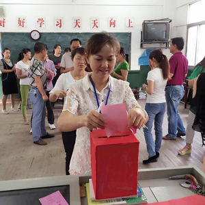 陶渊明小学进行县乡人大代表选举