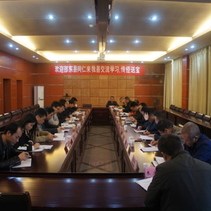 湖南邵东县来九江县交流考察综合治税信息平台建设工作