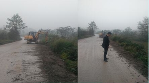 狮子镇：风雨无阻 农村公路公路养护忙