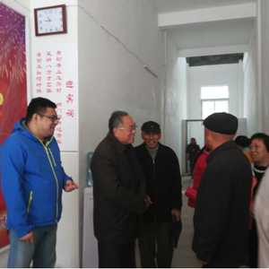 县老体协到狮子镇检查工作