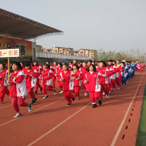 九江县一中举行班歌比赛高一专场暨高一年级跑操比赛